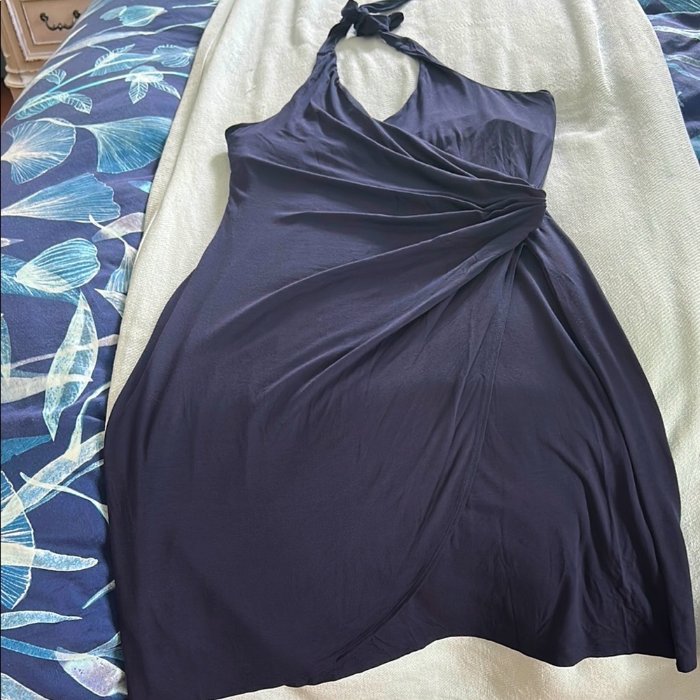 Tommy Bahama faux wrap halter Dress